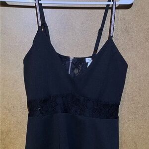 Rue21 Black Lace Trim Top